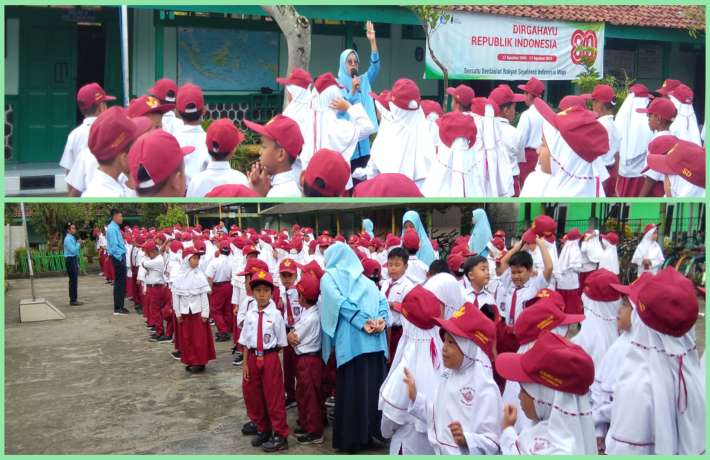 Pembentukan Karakter dan Semangat Belajar dalam Apel Pagi Hari Senin