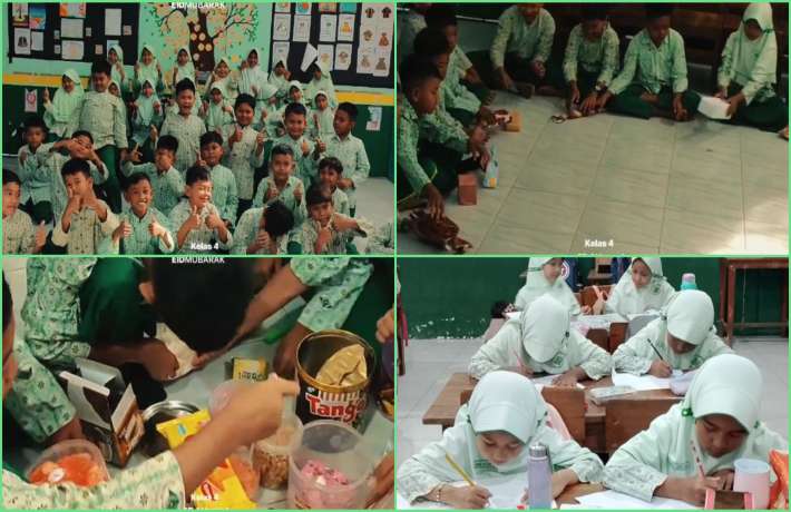 Serunya Tukar Kado dan Kebersamaan di Kelas Hadirkan Keceriaan Pasca Lebaran