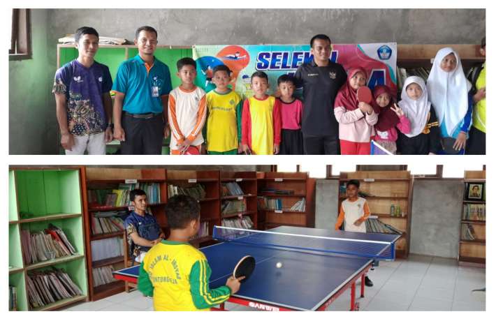 Lolos Seleksi POPDA cabang Tenis Meja