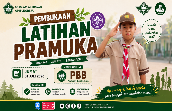 Pembukaan Latihan Pramuka Materi PBB