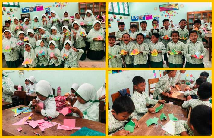 Buat kerajinan rumah kertas
