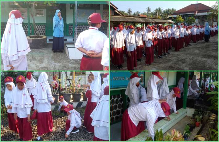 Apel Pagi Tanamkan Adab kepada Guru dan Kepedulian Lingkungan