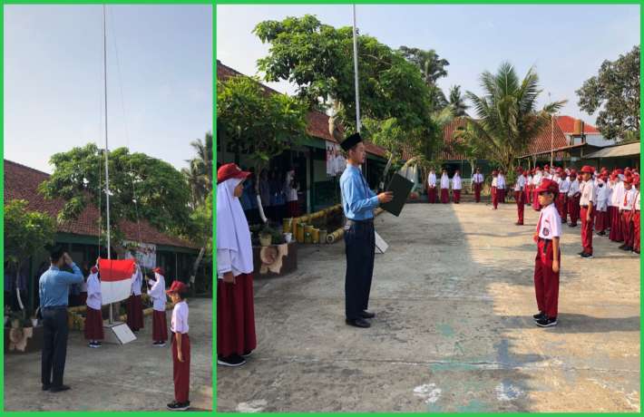 Semangat Nasionalisme Berkobar Kelas 5 dalam Upacara Hari Pahlawan