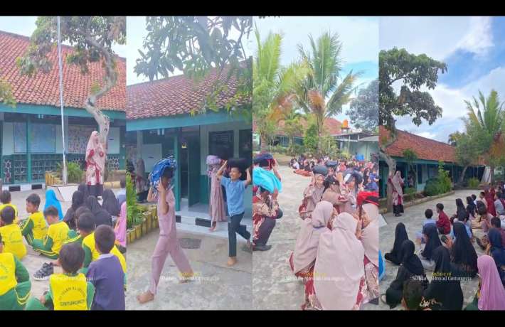 Latih Kesiapsiagaan Sejak Dini, SD Islam Al Irsyad Gintungreja Gelar Simulasi Gempa Bumi