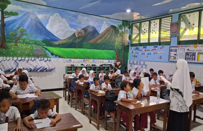 Semangat Siswa SD Islam Al Irsyad Gintungreja Mengikuti Asesmen Sumatif Akhir Tahun 2026