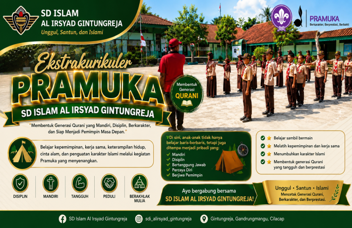 Ekstrakurikuler Pramuka Membentuk Generasi Qurani yang Mandiri dan Berkarakter