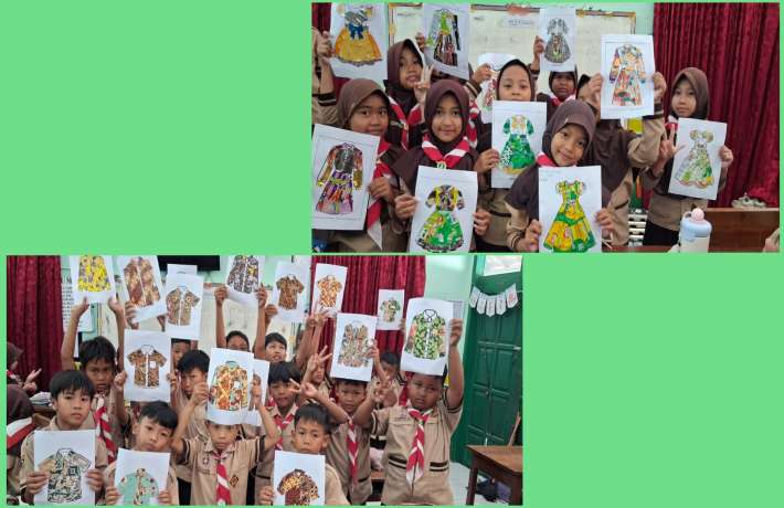 Dari Bungkus Jajanan Jadi Karya Batik, Siswa Kelas 4 Tunjukkan Kreativitas