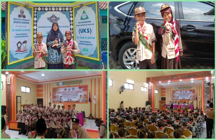 Pengukuhan dan Pelantikan Calon Pramuka Garuda Kwarran Gandrungmangu 2025
