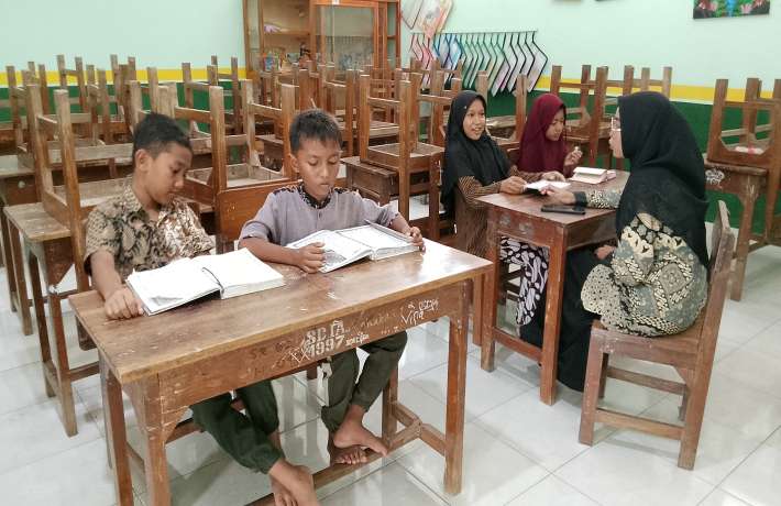 Ekskul Tilawah Tindak Lanjut Pelatihan Tilawah KKG PAI Gandrungmangu