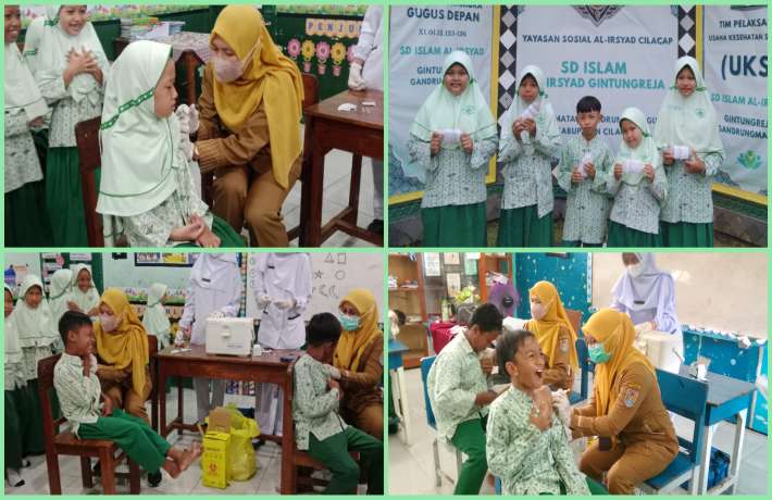 Wujud Kepedulian Kesehatan Lewat BIAS dan Penyerahan Kacamata dari PMI