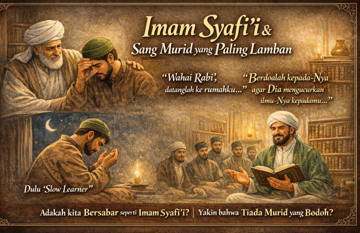 Kisah Inspirasi Imam Syafi i dan Murid yang Paling Lamban
