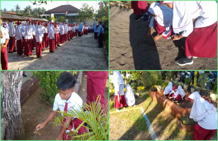 Apel Pagi dan Kerja Bakti Tanamkan Karakter Positif Siswa