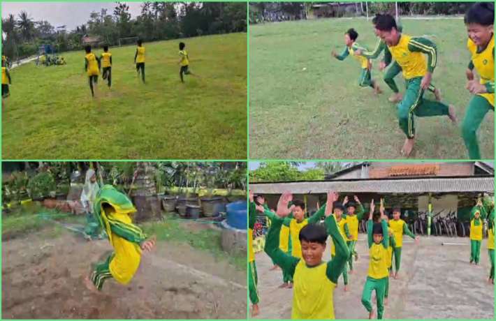 Ujian Praktik PJOK Kelas 6 Berjalan Semangat dan Penuh Sportivitas