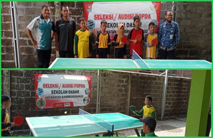 Tri Apriliano di Kompetisi Tenis Meja Juara di Hati Pahlawan di Lapangan