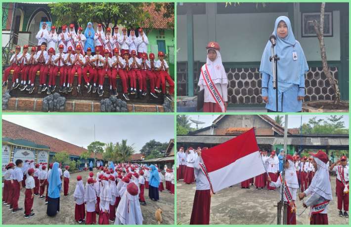 Menanamkan PHBS Sejak Dini, SD Islam Al Irsyad Gintungreja Gelar Upacara Bendera Bertema CTPS