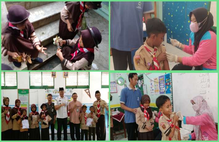Kegiatan Kebersihan, Imunisasi dan Bantuan Seragam