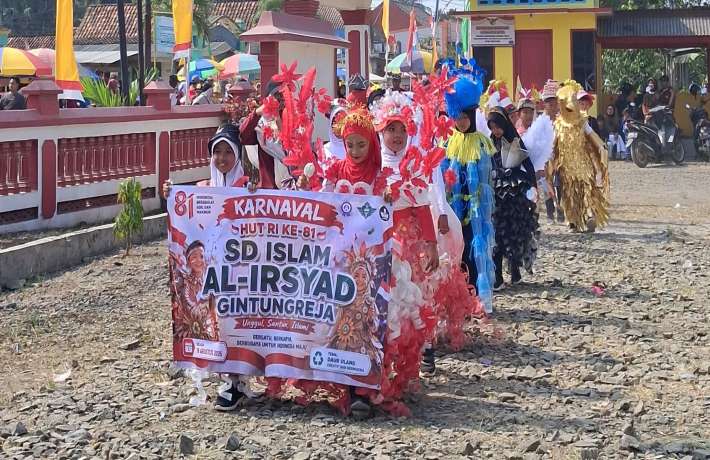 Karnaval HUT RI ke 81 Desa Gintungreja