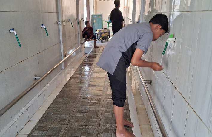 Ujian Praktik Wudhu dan Sholat Kelas 6 SD Islam Al Irsyad Gintungreja