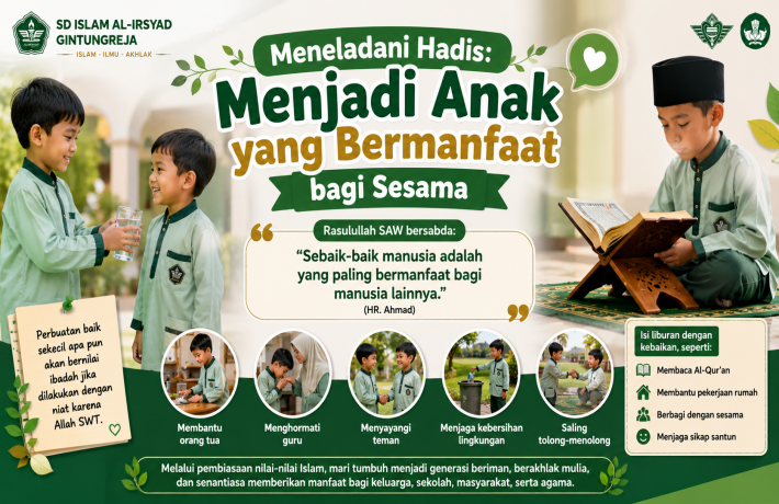 Meneladani Hadis Menjadi Anak yang Bermanfaat bagi Sesama