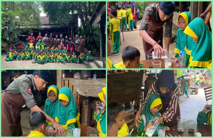 Outing Class Seru Kelas 1 di Kampung Kopi Sugara