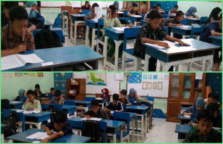 Hari Kedua Try Out ASAJ Berlangsung Lancar Kelas 6 Menunjukkan Semangat Belajar Tinggi